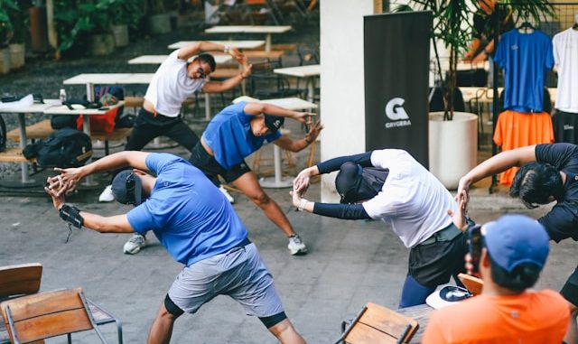 entraînements en équipe