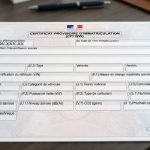 Carte grise provisoire