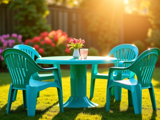 Redonner une seconde vie à son salon de jardin en plastique : le guide étape par étape